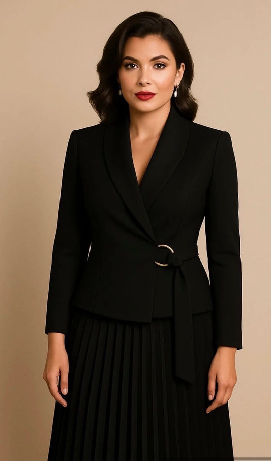 Ensemble avec jupe plissée