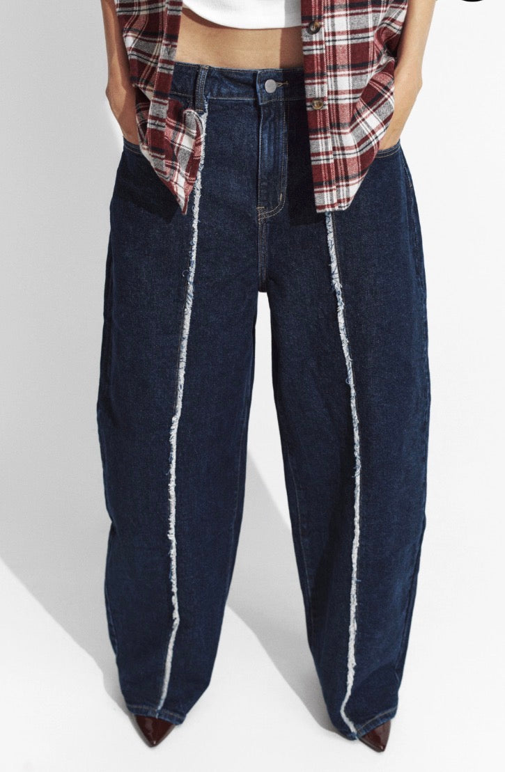 JEANS COUPE MOM